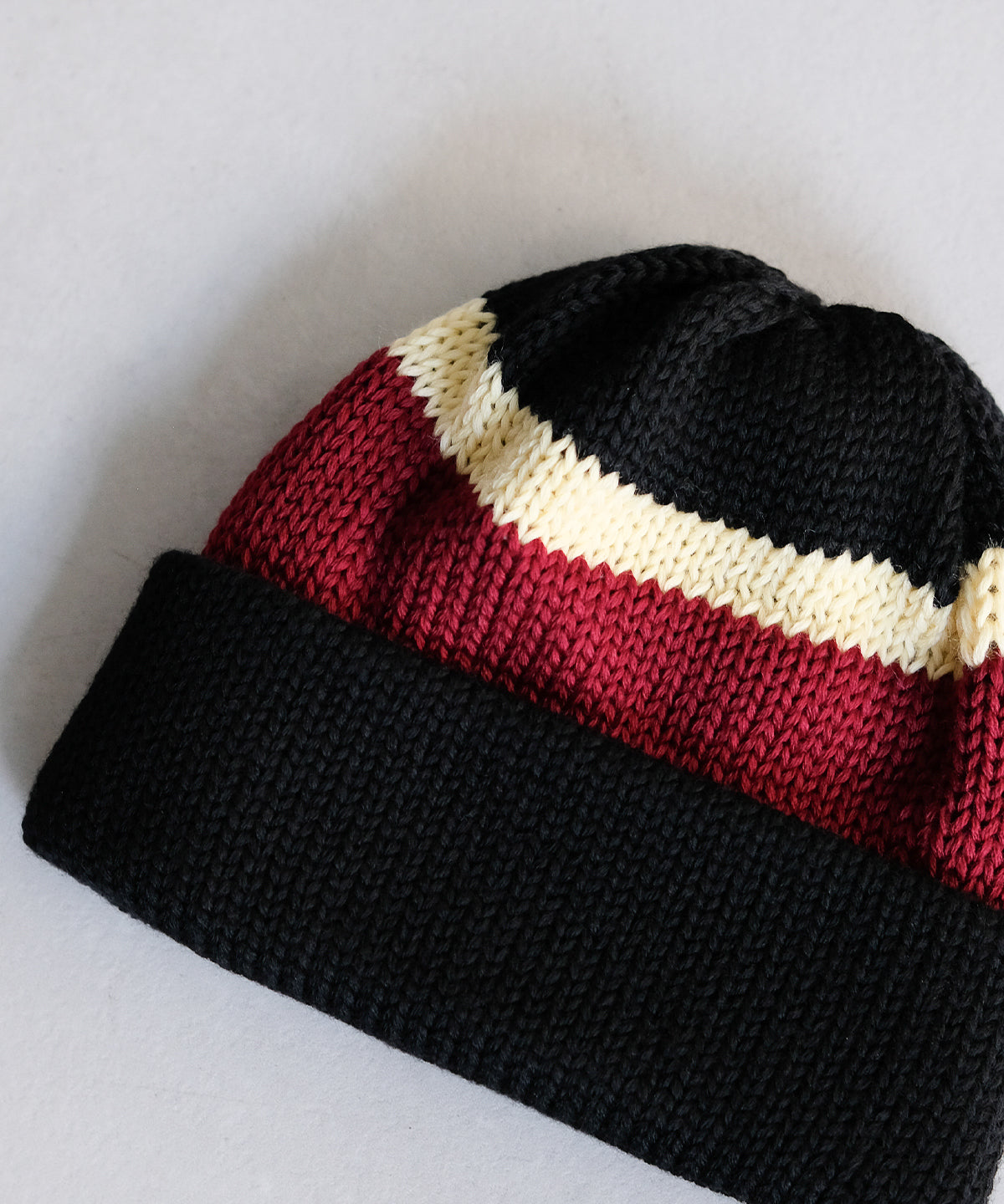 帽子 COMESANDGOES BORDER KNIT COMESANDGOES BORDER KNIT