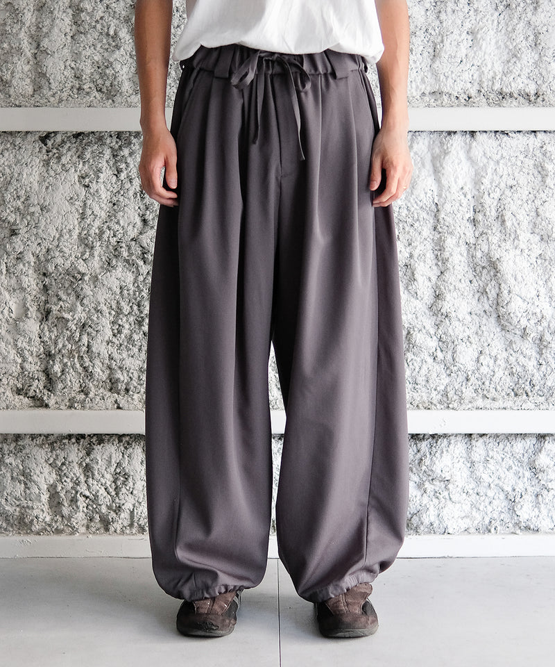 Wool Gabardine Adjustment Pants - Blanc YM