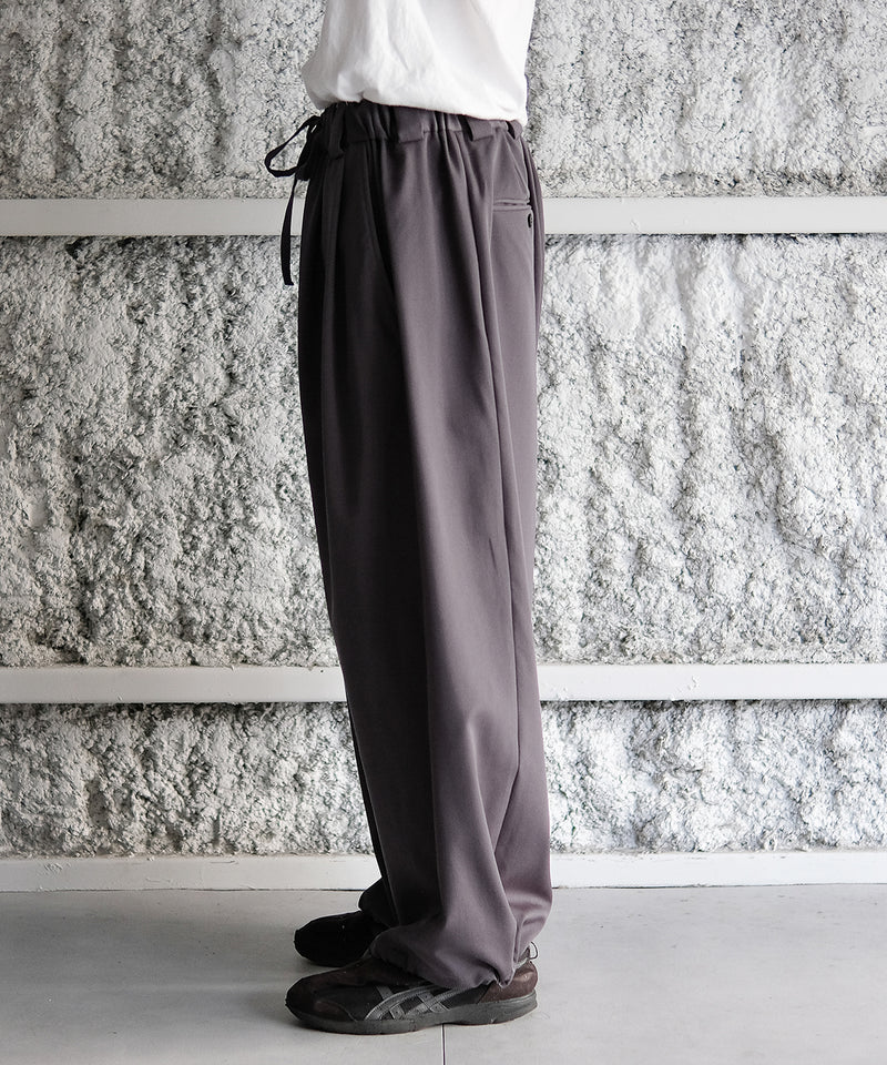 Wool Gabardine Adjustment Pants - Blanc YM