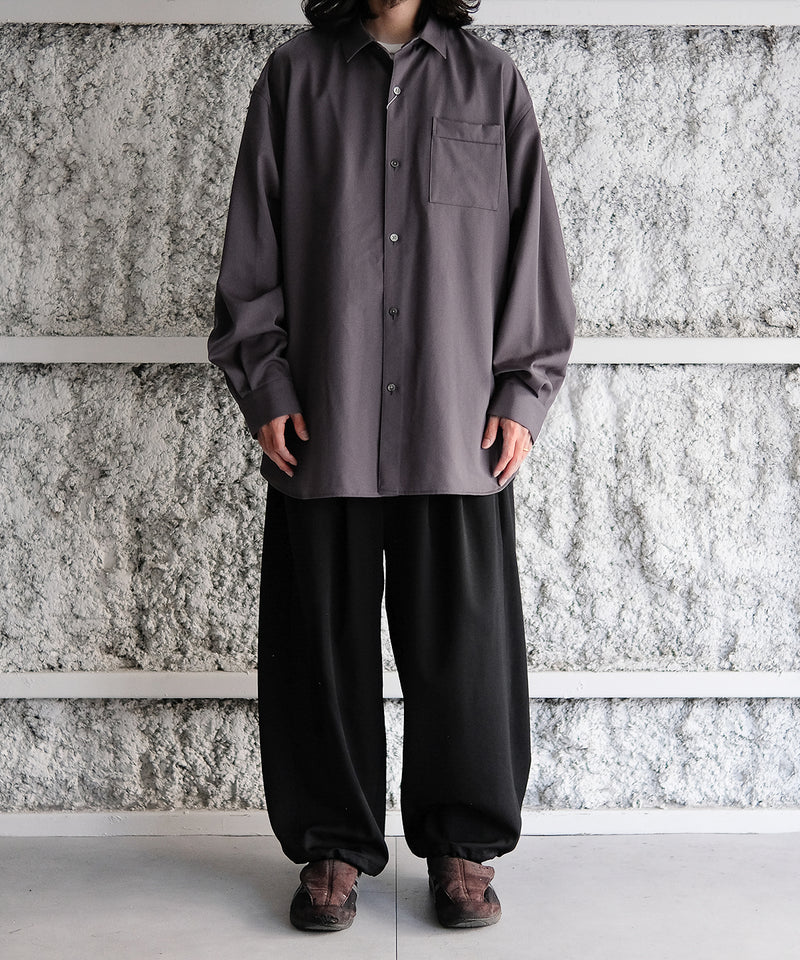 Wool Gabardine Adjustment Pants - Blanc YM