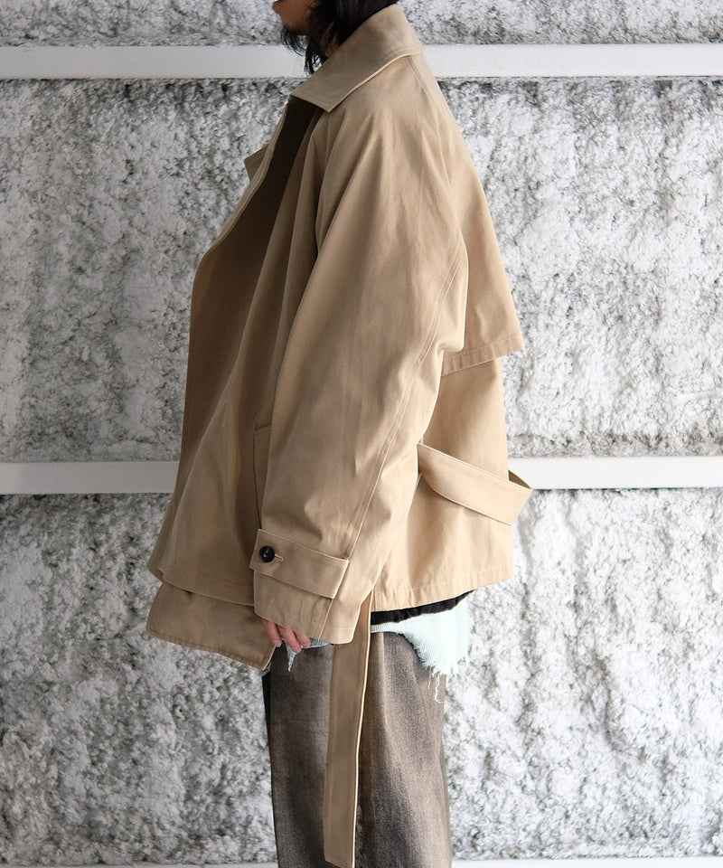 Short Trench Coat - Blanc YM – C THE C