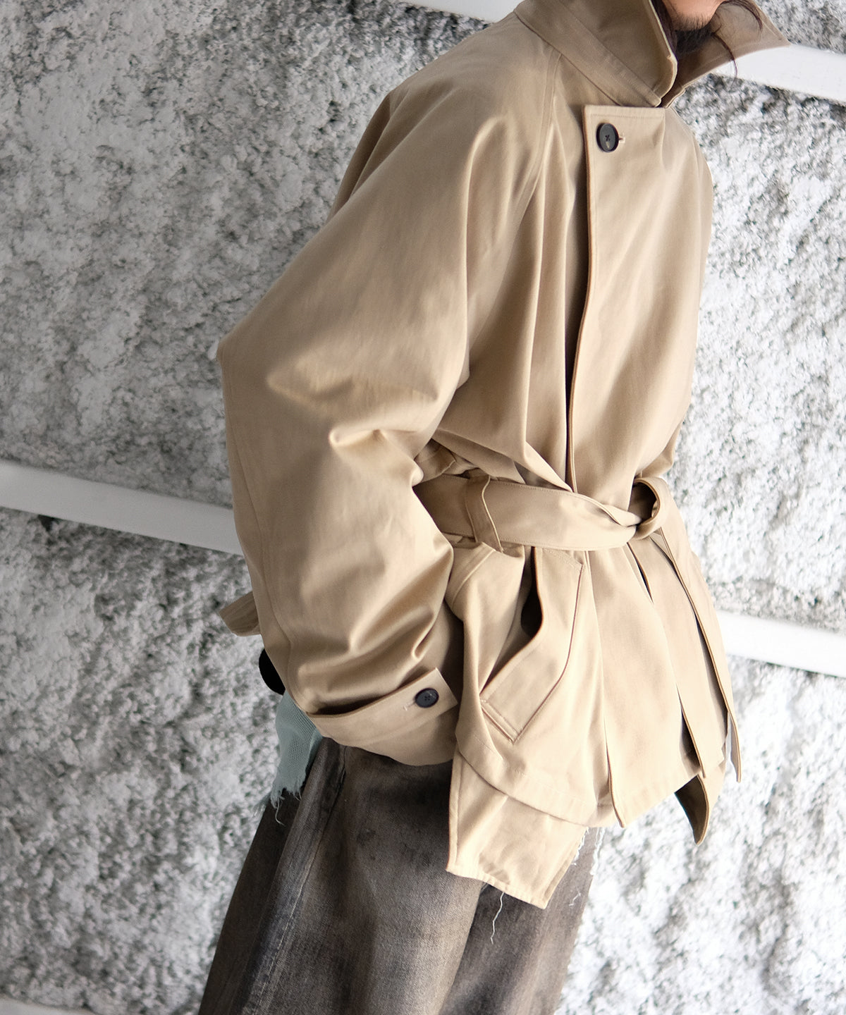 Short Trench Coat - Blanc YM – C THE C