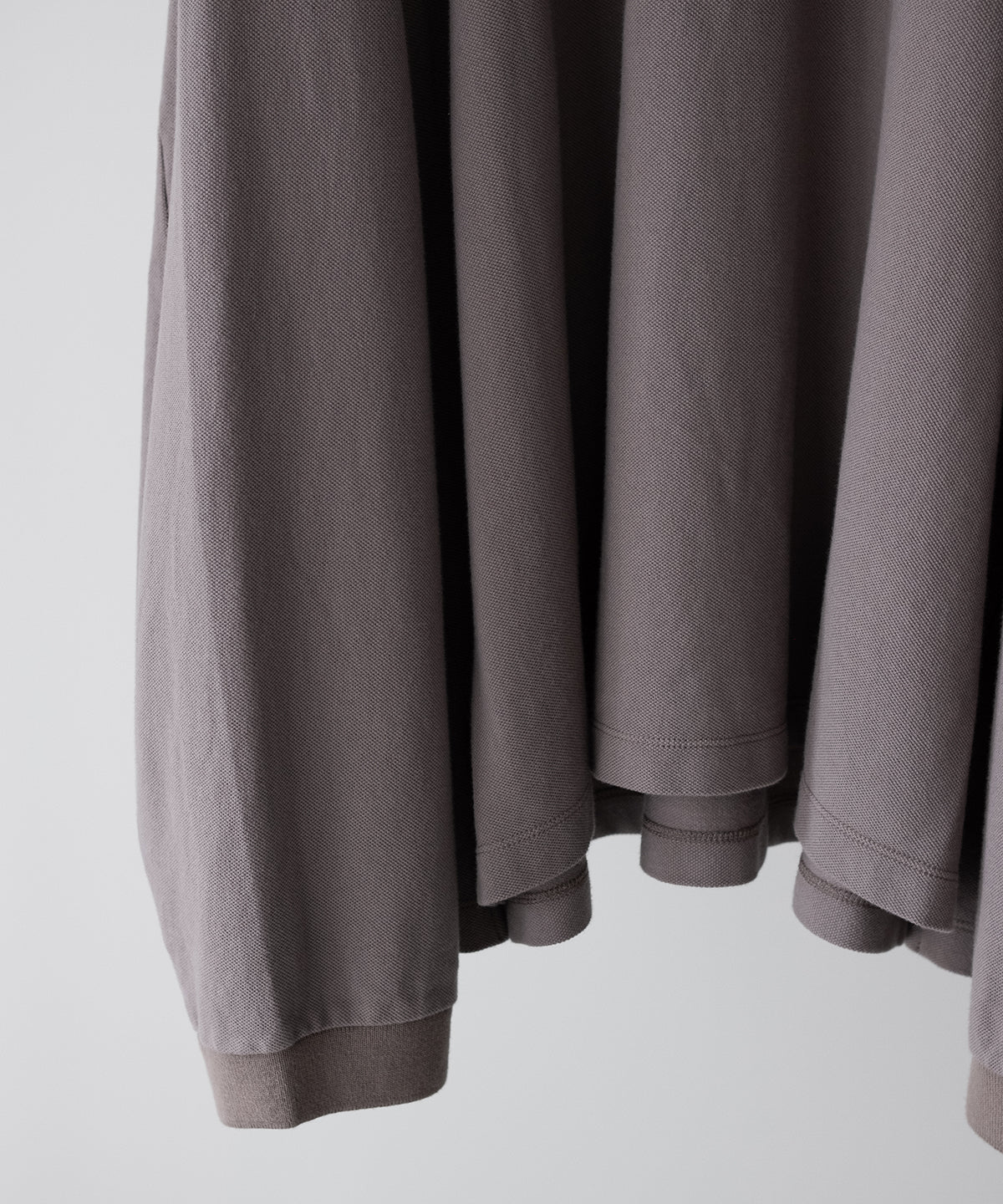 ANCELLM アンセルム HALF ZIP POLO LS SHIRT dade46_ecd43a26ccd8417baa58d89