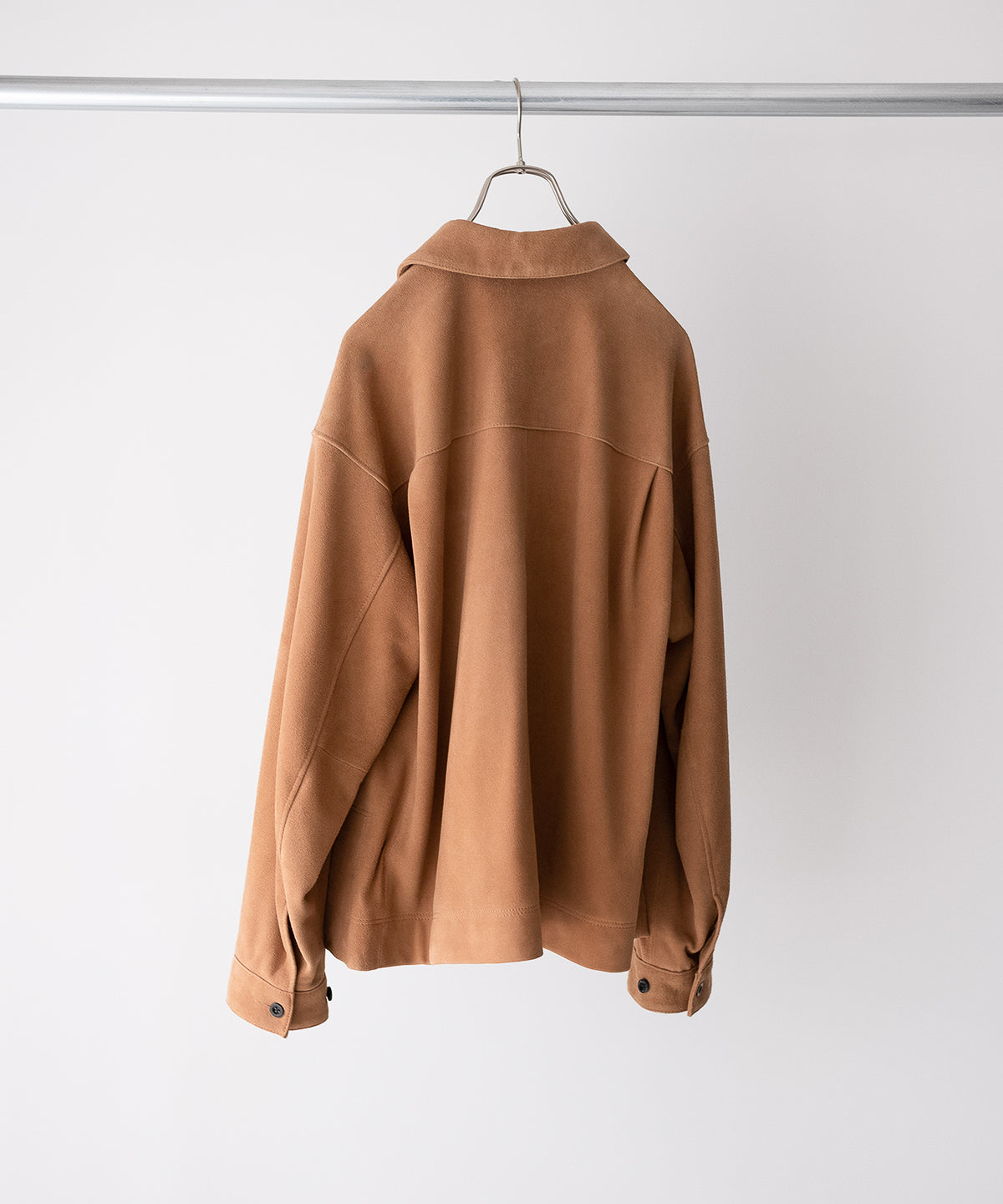 SUEDE SHORT SHIRT JACKET - ANCELLM – C THE C