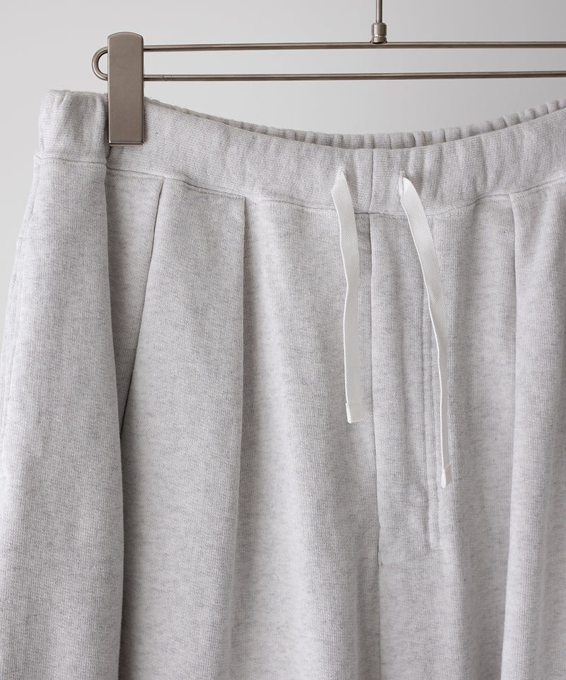 LAST1>> 3/4 TUCK SWEAT SHORTS - ANCELLM