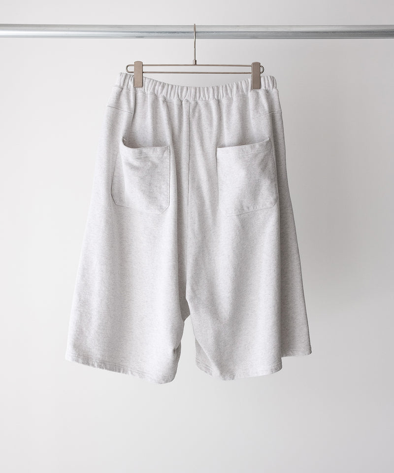 LAST1>> 3/4 TUCK SWEAT SHORTS - ANCELLM