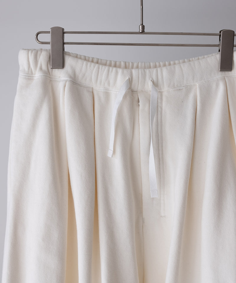 LAST1>> 3/4 TUCK SWEAT SHORTS - ANCELLM