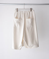 LAST1>> 3/4 TUCK SWEAT SHORTS - ANCELLM