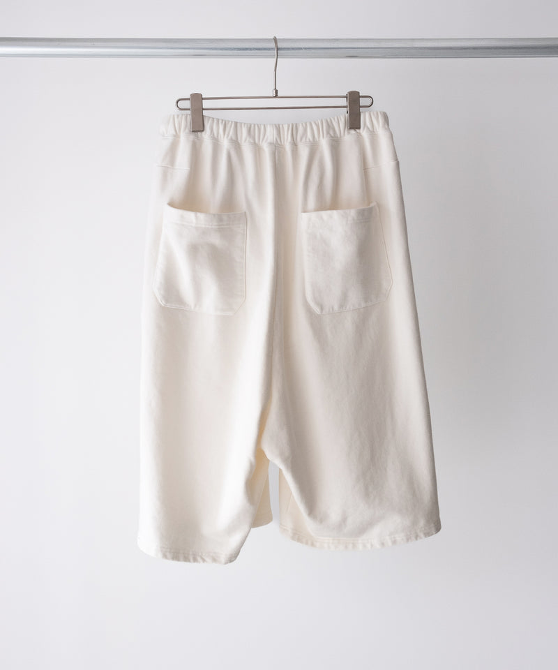 LAST1>> 3/4 TUCK SWEAT SHORTS - ANCELLM