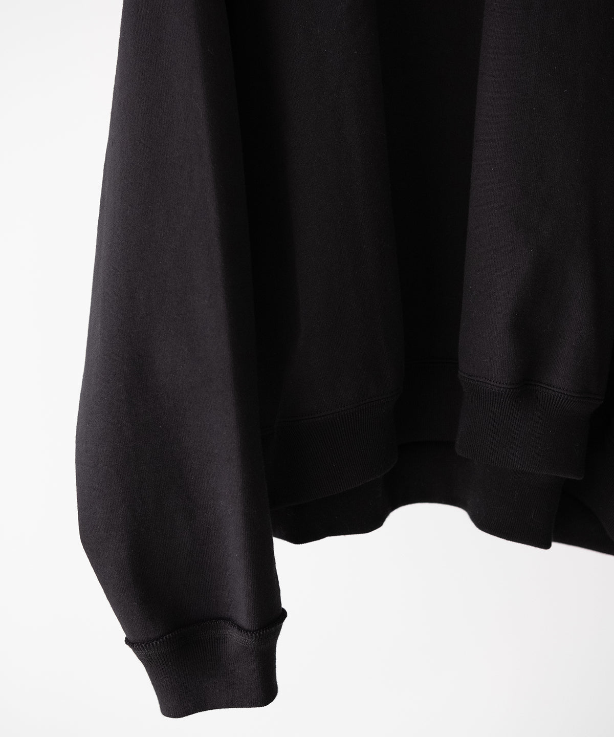 トップス MARKAWARE 24SS HUGE SWEAT SHORT 1 Black MARKAWARE/マーカウェア】ORGANIC COTTON HUGE SWEAT SHORT