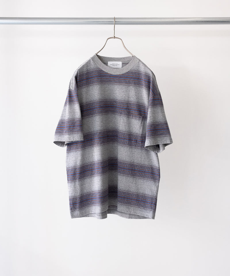 UNUSED - Long sleeve border tee-IVORY×YELLOW- 25ss | asterisk
