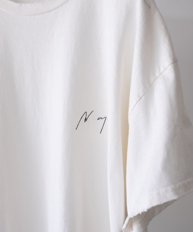 EMBROIDERY DYED T-SHIRT - ANCELLM