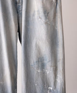 LIGHT OZ WIDE STRAIGHT DENIM PANTS - ANCELLM