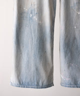 LIGHT OZ WIDE STRAIGHT DENIM PANTS - ANCELLM