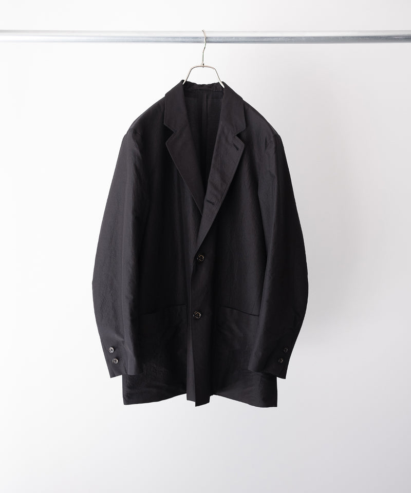 LAST1>> BRATAC SILK × ORGANIC WOOL TAFFETA COMFORT CAR COAT - MARKAWARE