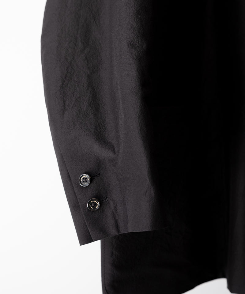 LAST1>> BRATAC SILK × ORGANIC WOOL TAFFETA COMFORT CAR COAT - MARKAWARE