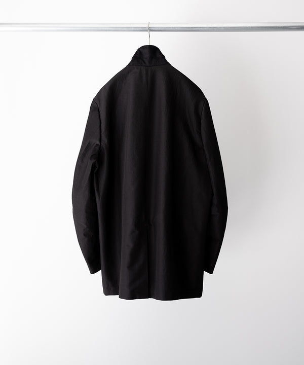 LAST1>> BRATAC SILK × ORGANIC WOOL TAFFETA COMFORT CAR COAT - MARKAWARE