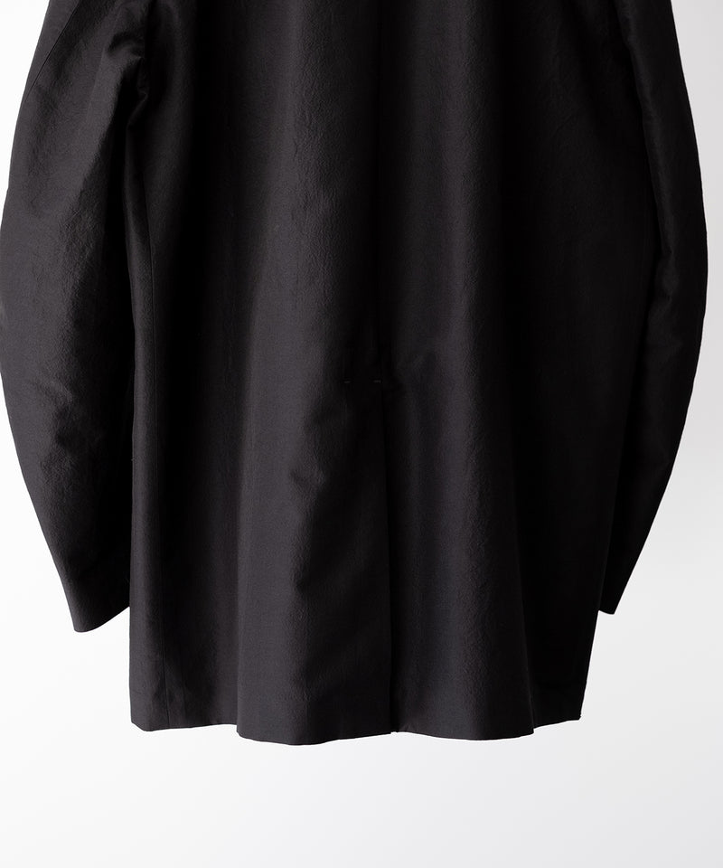 LAST1>> BRATAC SILK × ORGANIC WOOL TAFFETA COMFORT CAR COAT - MARKAWARE