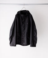 LAST1>> WASHED NYLON KERSEY HOODED JKT - ULTERIOR
