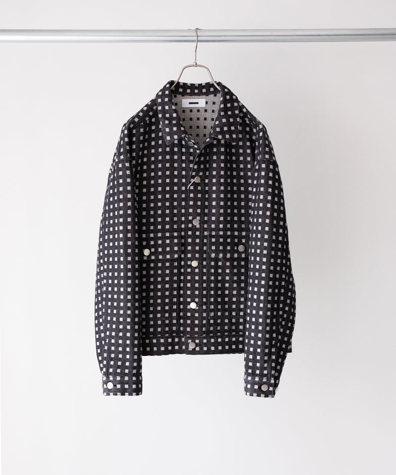 GRID DENIM JACKET - REVERBERATE