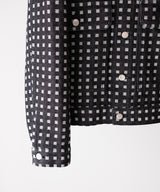 GRID DENIM JACKET - REVERBERATE