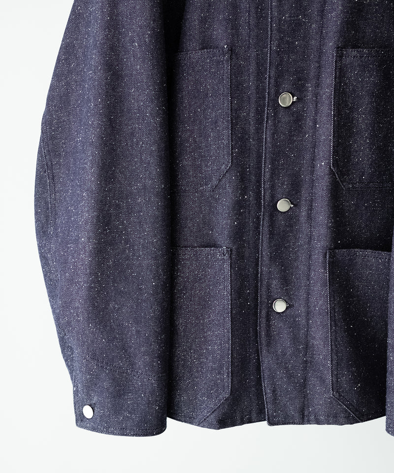 Silk Denim Coverall - Blanc YM