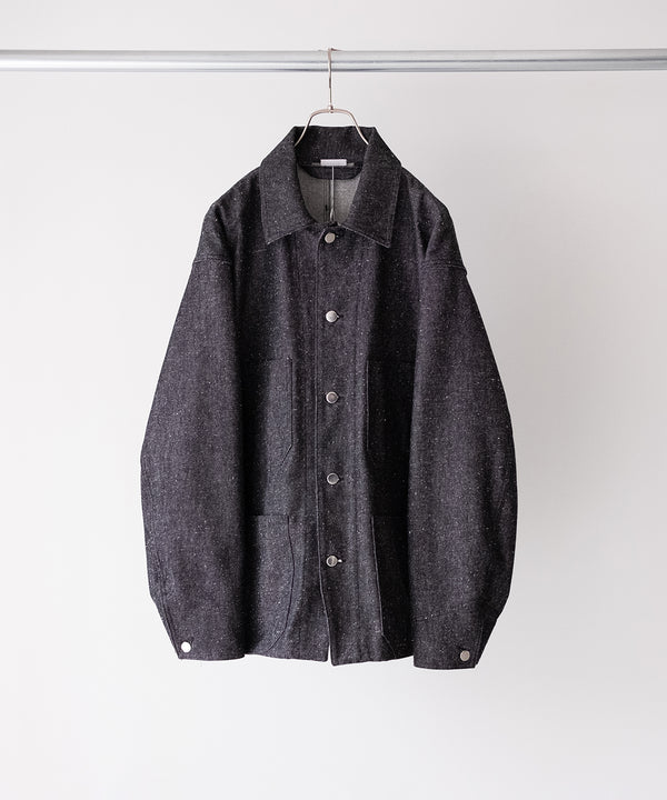 Silk Denim Coverall - Blanc YM