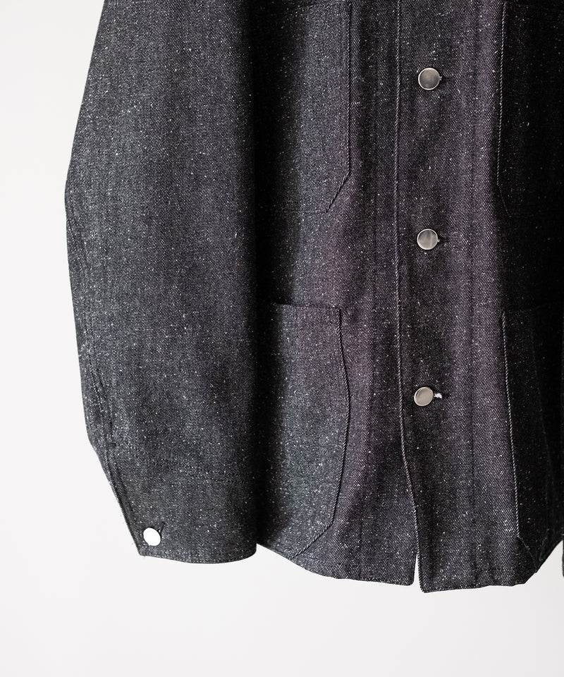 Silk Denim Coverall - Blanc YM