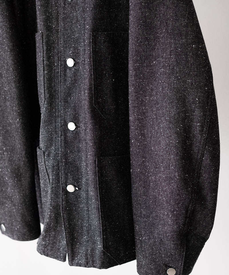 Silk Denim Coverall - Blanc YM