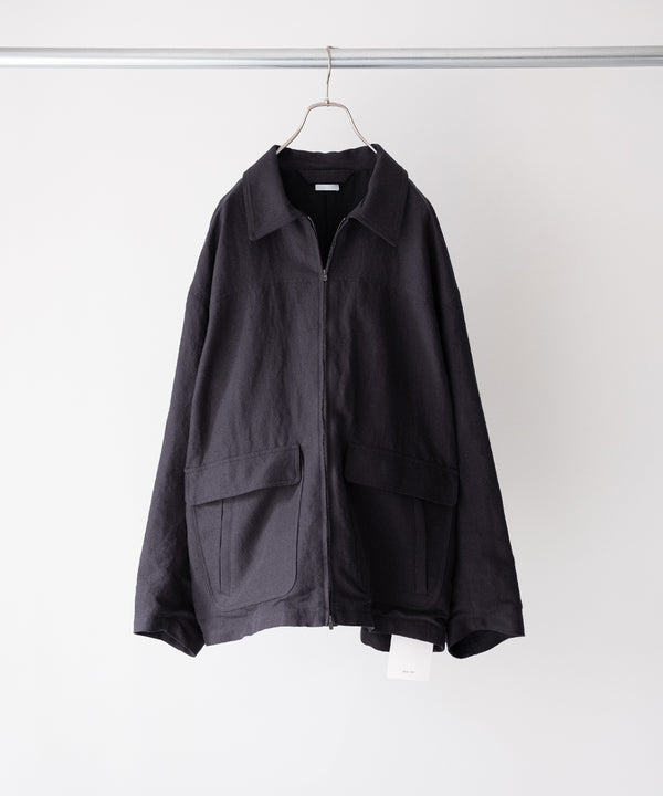 LAST1>> Linen Silk Work JKT - Blanc YM