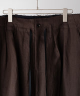 LAST1>> LINEN 2TUCK SLACKS - ANCELLM
