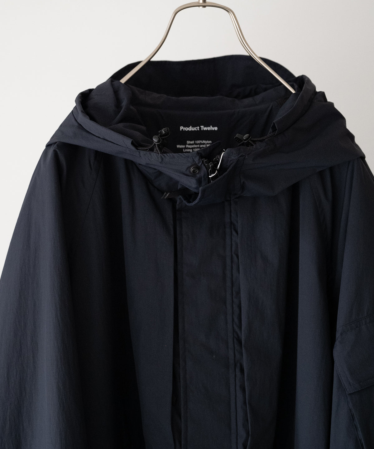 新品 24SS Product Twelve Rain Jacket BLACK PRODUCT TWELVE 