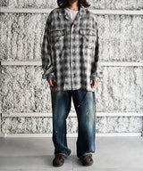 GARMENT-DYED CHECKED SHIRT - INNAT