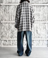 GARMENT-DYED CHECKED SHIRT - INNAT