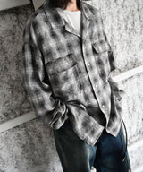 GARMENT-DYED CHECKED SHIRT - INNAT