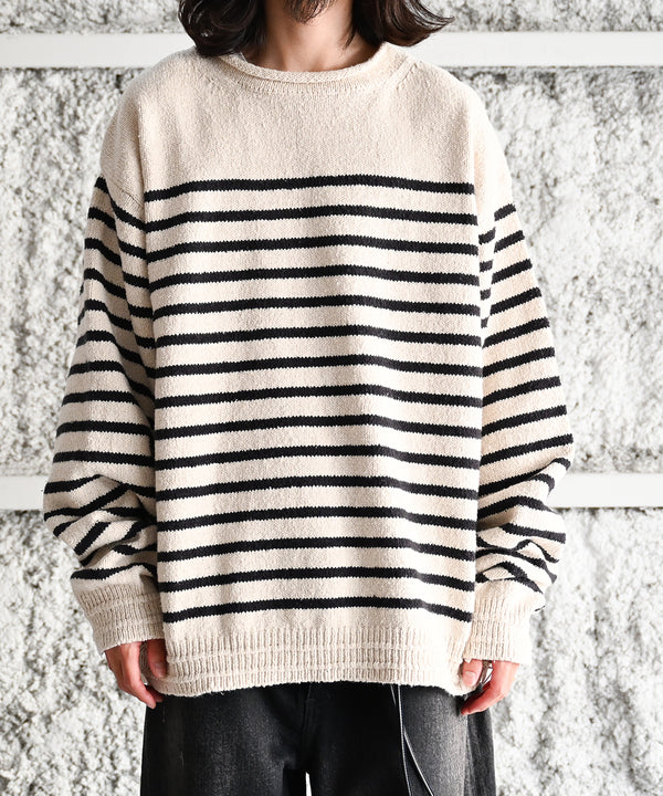 PANEL BORDER SWEATER - INNAT