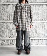 GARMENT-DYED CHECKED SHIRT - INNAT