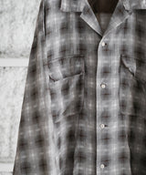 GARMENT-DYED CHECKED SHIRT - INNAT