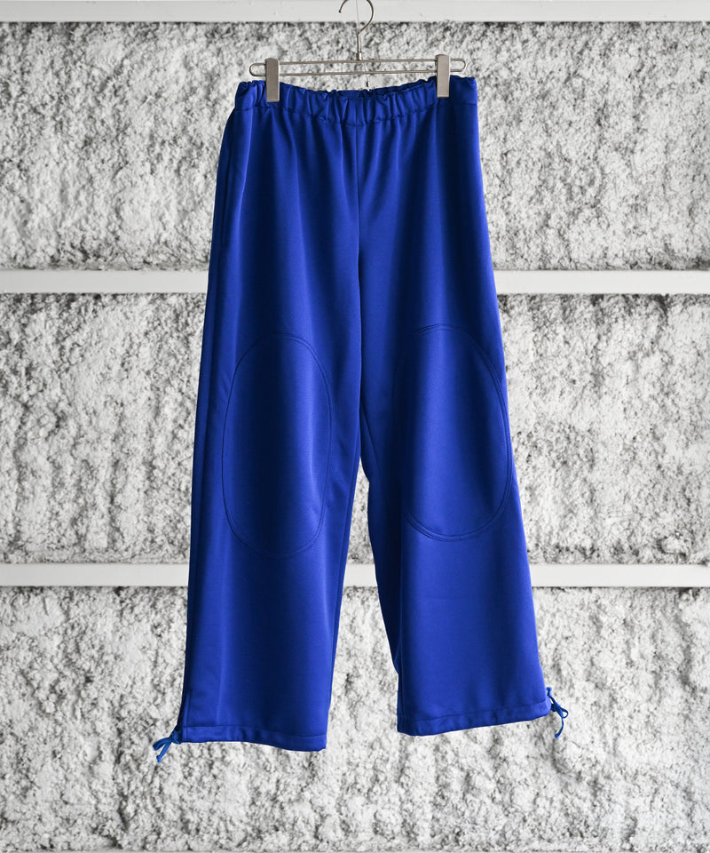 LAST1 >> knee patch Jersey wide pants - 77circa