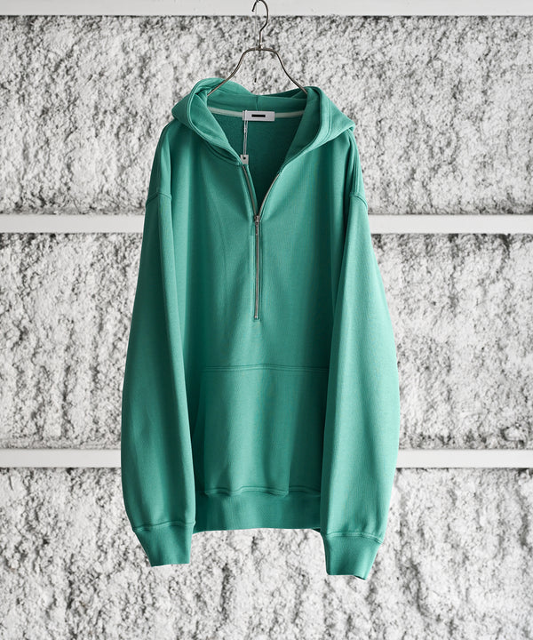 HALF ZIP HOODY - REVERBERATE