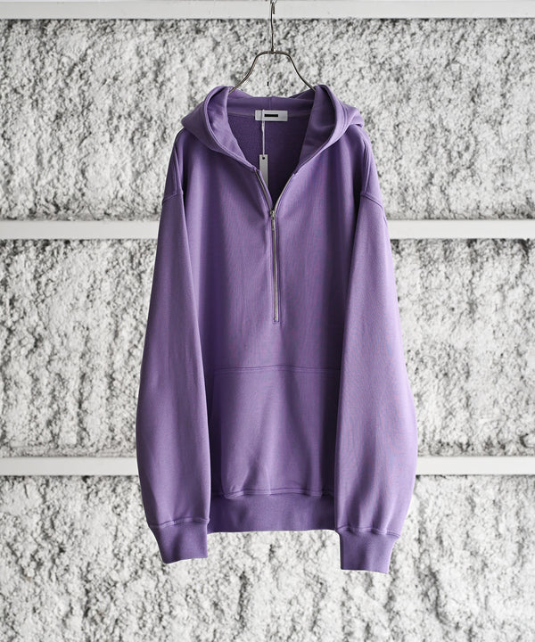 HALF ZIP HOODY - REVERBERATE