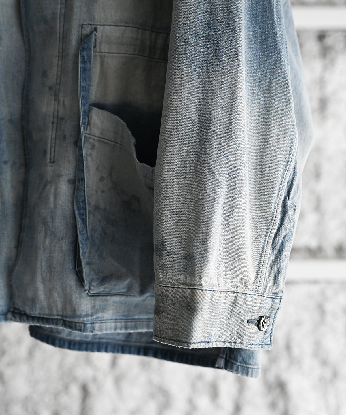 AGING DENIM SHIRT JACKET - ANCELLM – C THE C