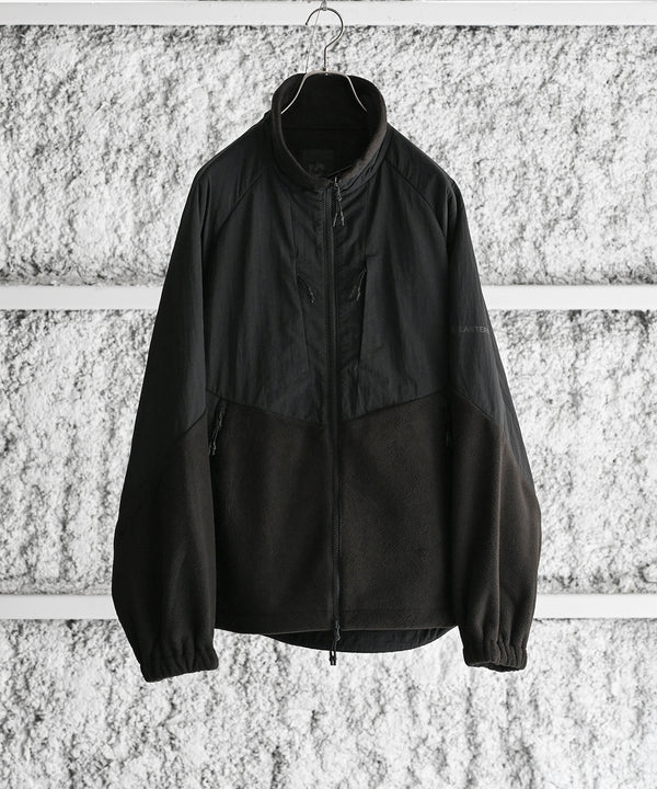 NYLON RIP STOP X FLEECE BLOUSON - LANTERN