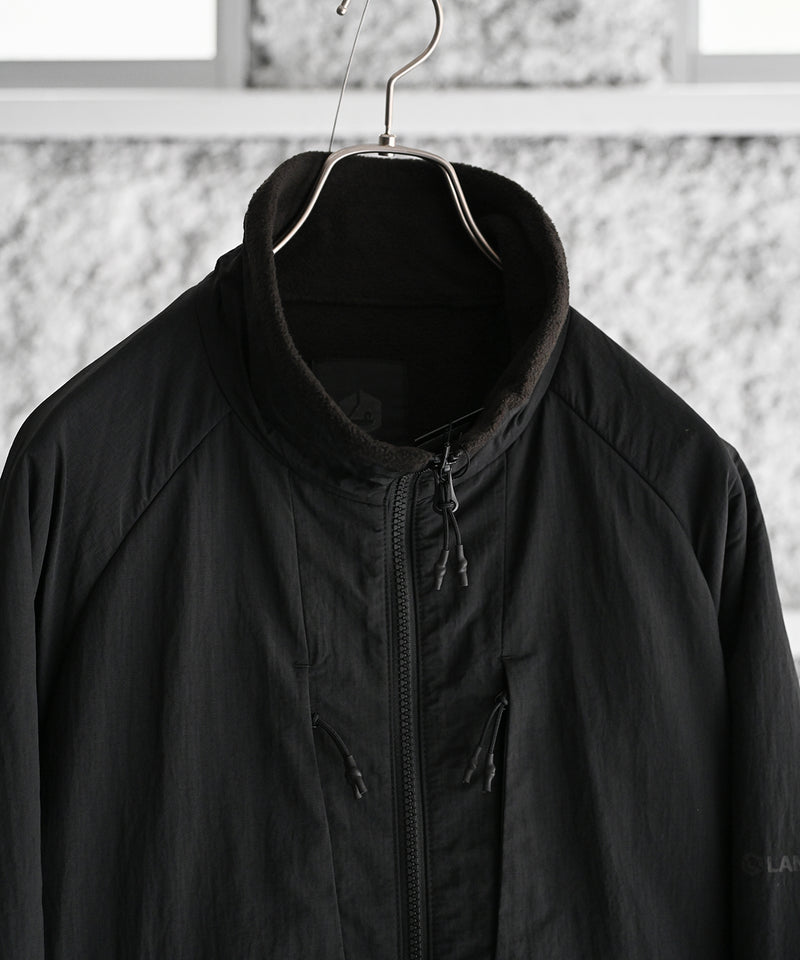 NYLON RIP STOP X FLEECE BLOUSON - LANTERN