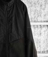 NYLON RIP STOP X FLEECE BLOUSON - LANTERN