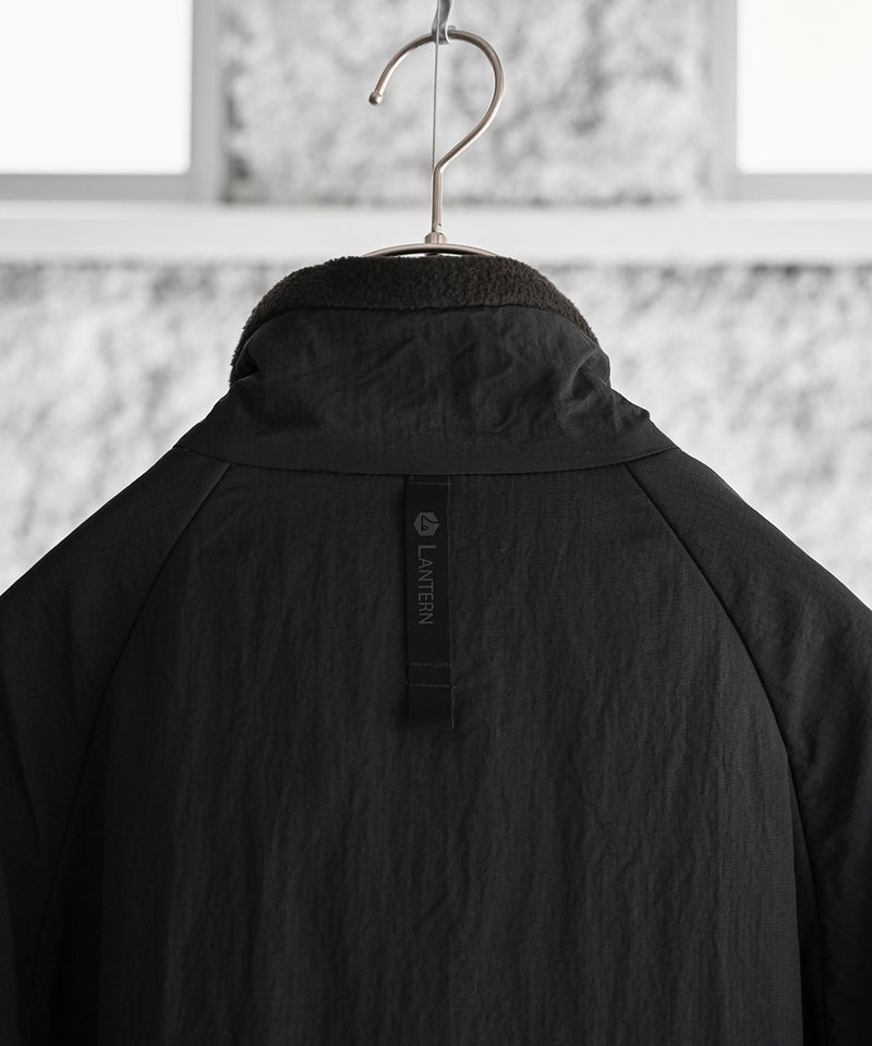 NYLON RIP STOP X FLEECE BLOUSON - LANTERN