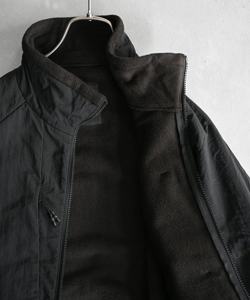 NYLON RIP STOP X FLEECE BLOUSON - LANTERN