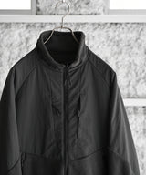 NYLON RIP STOP X FLEECE BLOUSON - LANTERN