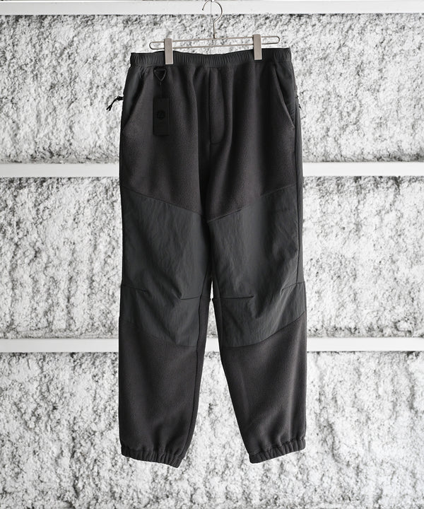 NYLON RIP STOP X FLEECE PANTS - LANTERN