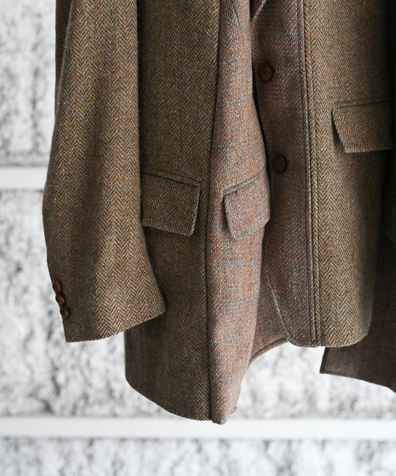 circa make cutback wide tweed jacket - 77circa